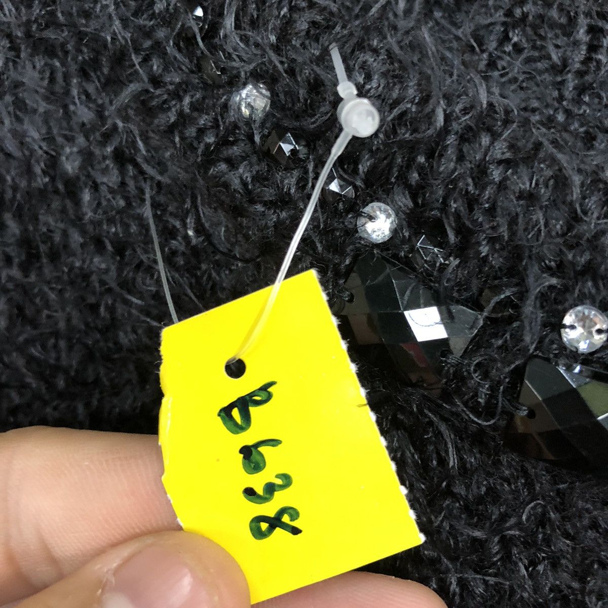 Homespun Knitwear × Japanese Brand DL HK Works London Black Mohair Shag Shaggy Knitwear #B638 Size XL / US 12-14 / IT 48-50 - 10 Thumbnail