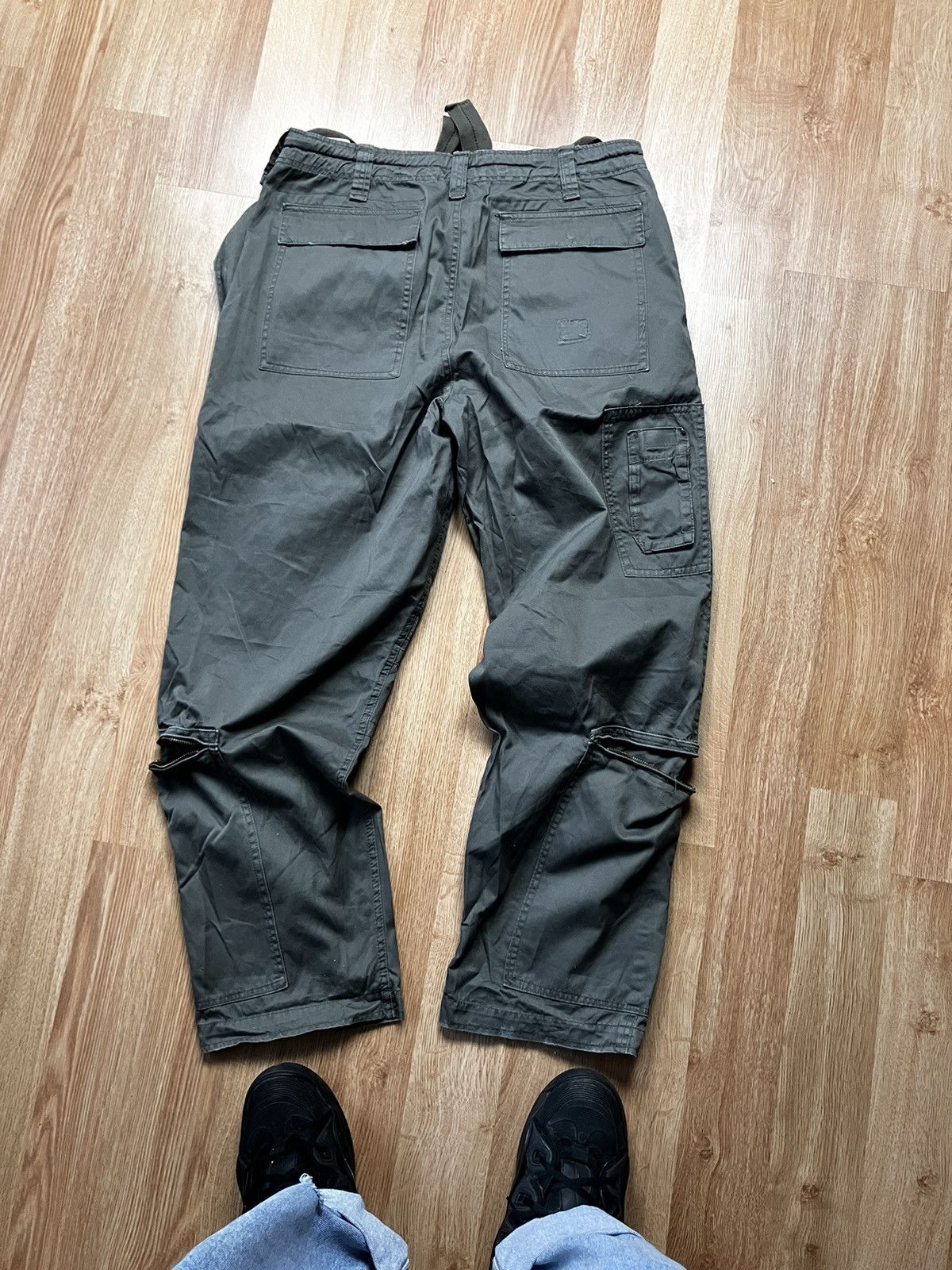 Japanese Brand Surplus Tex Utility Zipped Streetwear Cargo Pants♻️ Size US 34 / EU 50 - 11 Thumbnail