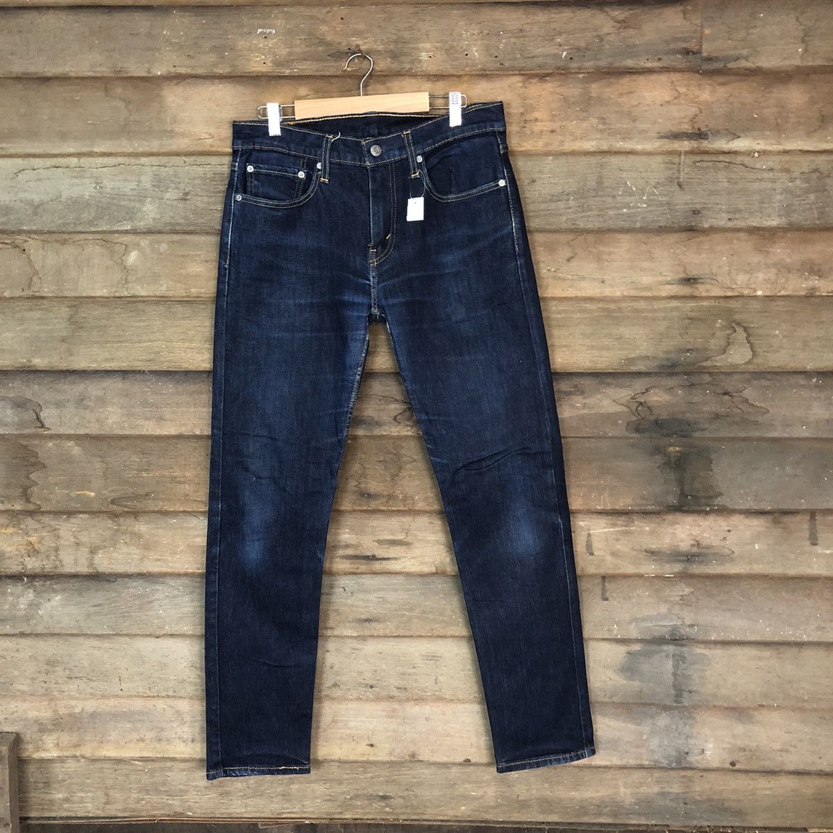 Levi's DLS 502 Levis Blue Denim jeans Pants #BB540 Size US 31 - 1 Thumbnail