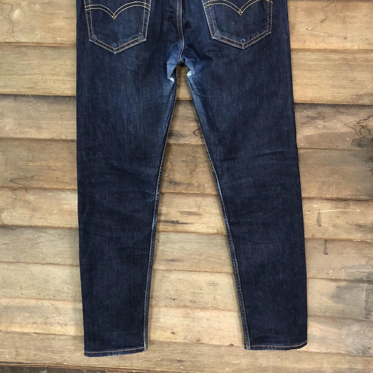 Levi's DLS 502 Levis Blue Denim jeans Pants #BB540 Size US 31 - 11 Thumbnail