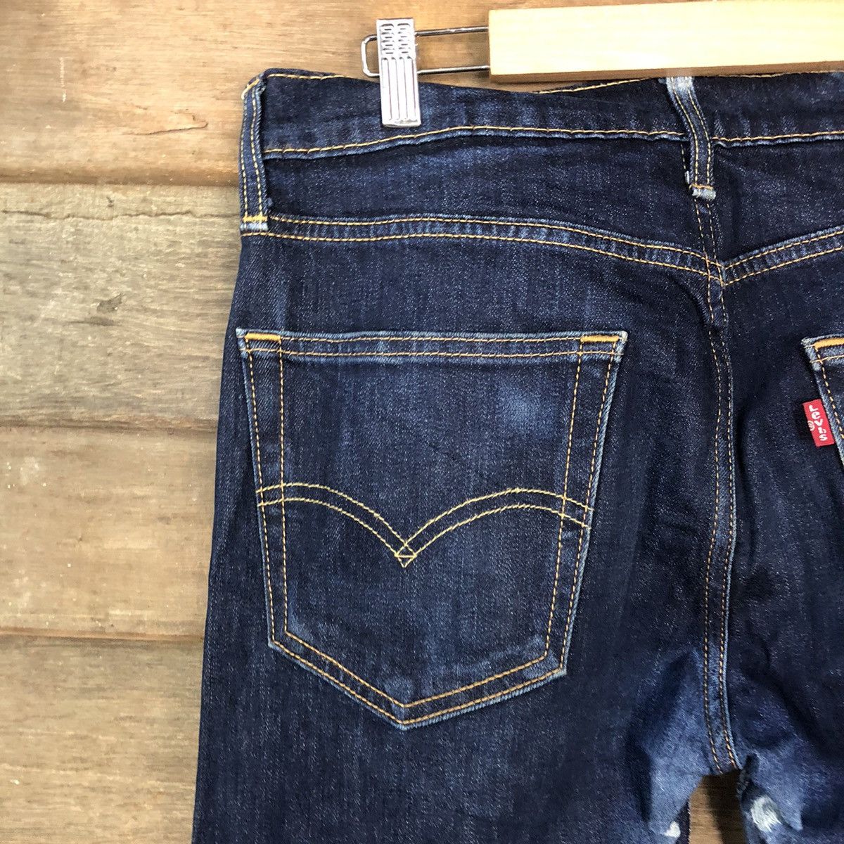 Levi's DLS 502 Levis Blue Denim jeans Pants #BB540 Size US 31 - 12 Thumbnail