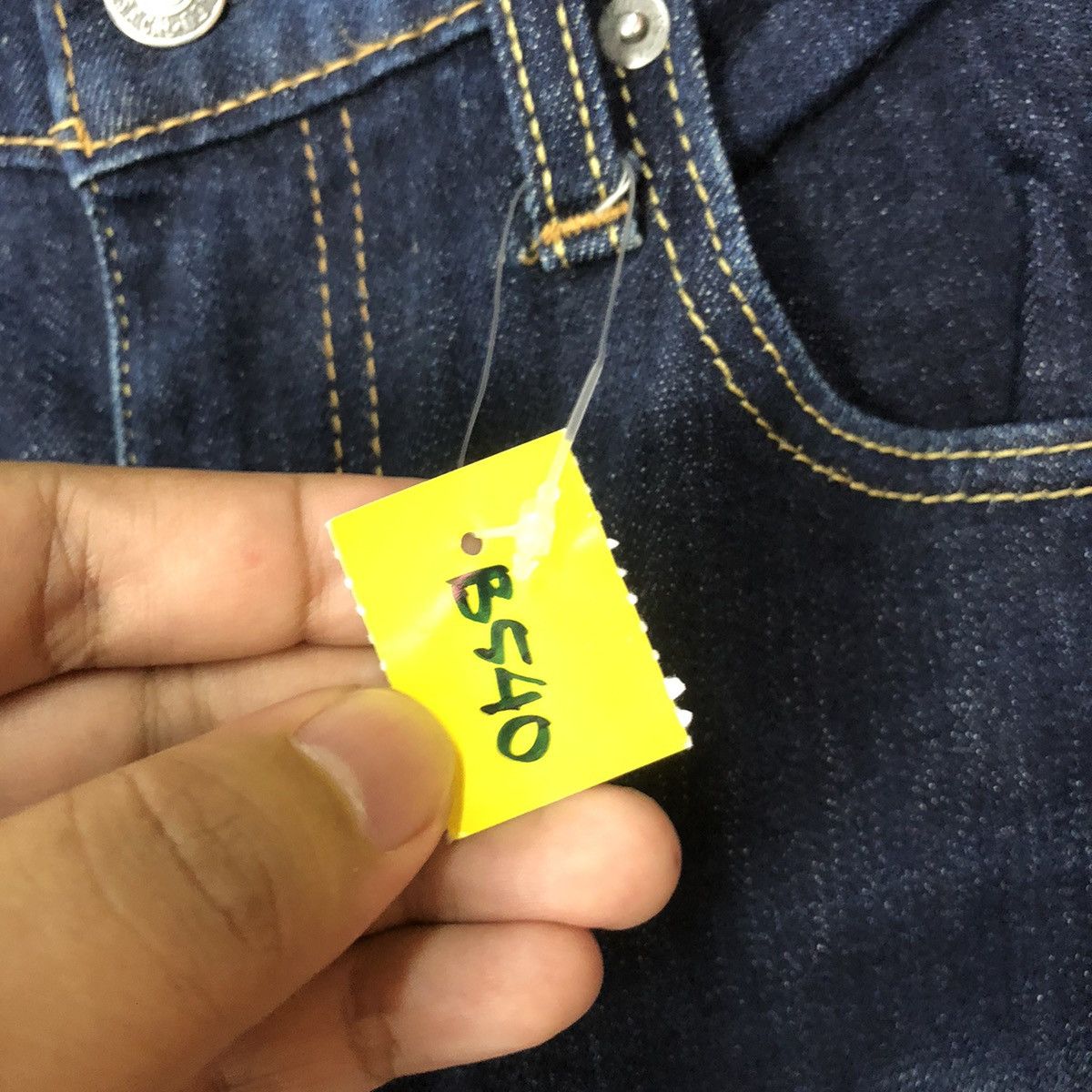 Levi's DLS 502 Levis Blue Denim jeans Pants #BB540 Size US 31 - 8 Thumbnail