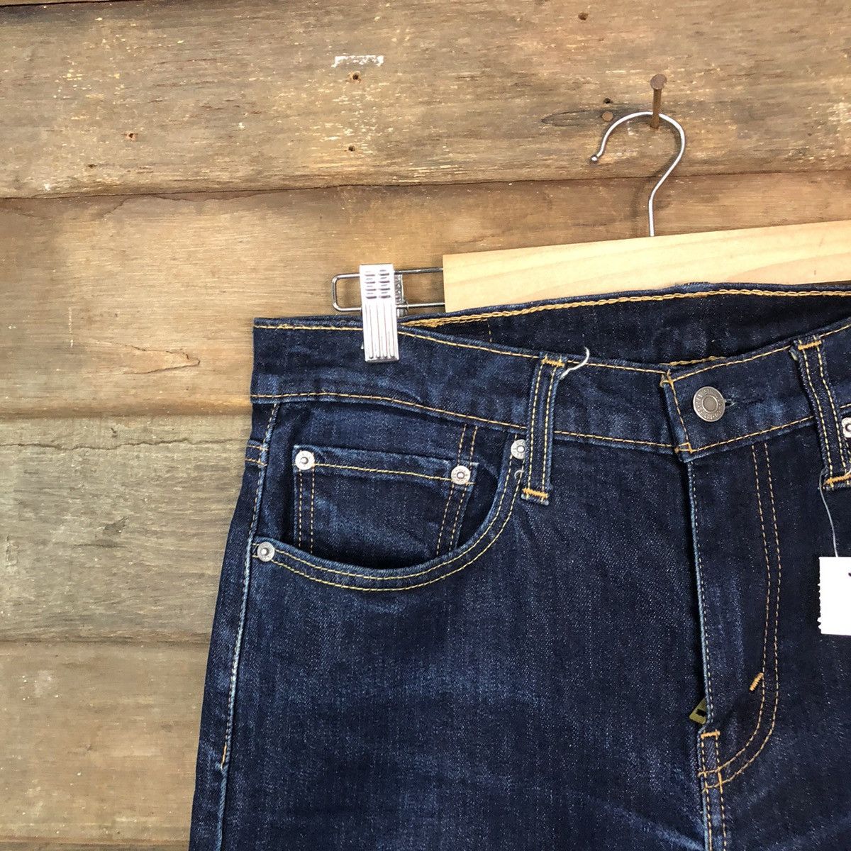 Levi's DLS 502 Levis Blue Denim jeans Pants #BB540 Size US 31 - 4 Thumbnail