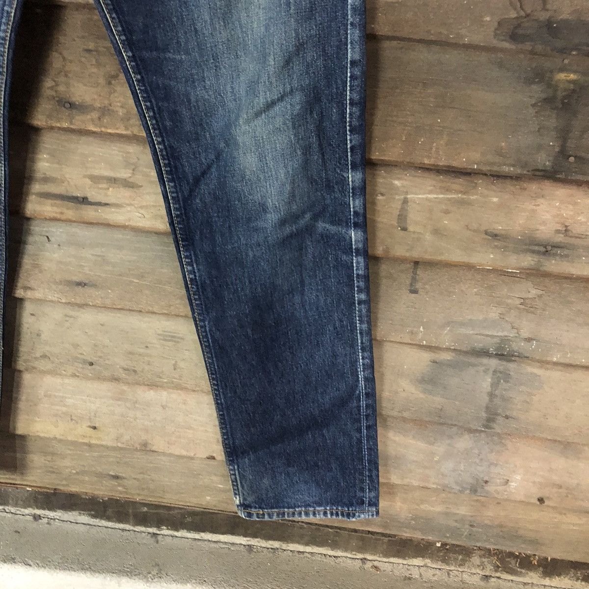 Levi's DLS 557 Levis blue faded Distressed Denim pants #BB530 Size US 29 - 7 Thumbnail