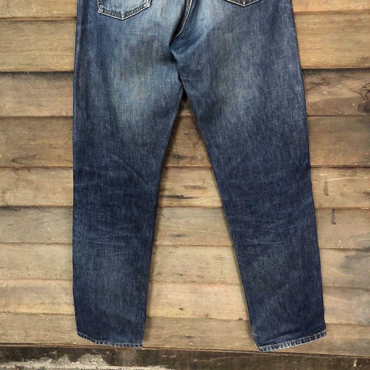 Levi's DLS 557 Levis blue faded Distressed Denim pants #BB530 Size US 29 - 11 Thumbnail