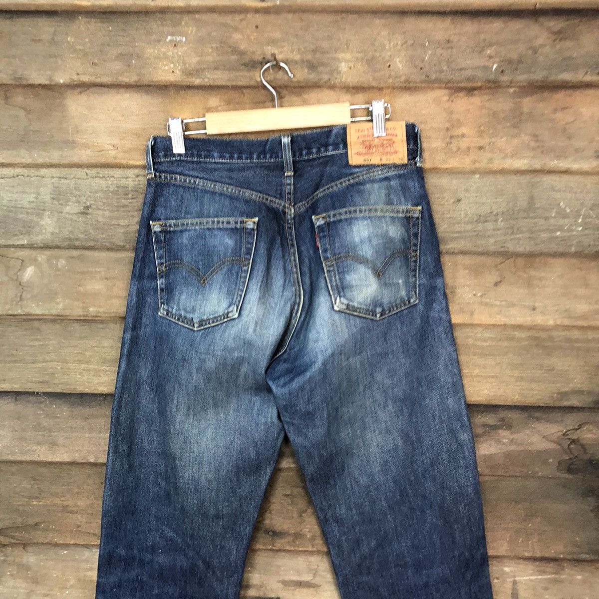 Levi's DLS 557 Levis blue faded Distressed Denim pants #BB530 Size US 29 - 10 Thumbnail