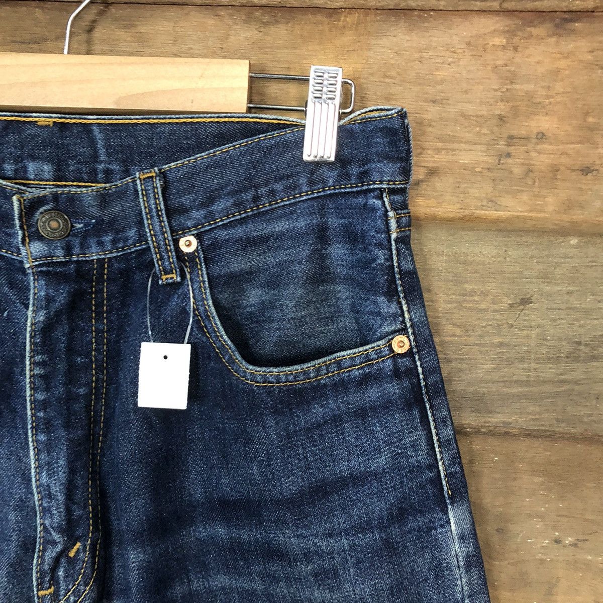 Levi's DLS 557 Levis blue faded Distressed Denim pants #BB530 Size US 29 - 5 Thumbnail