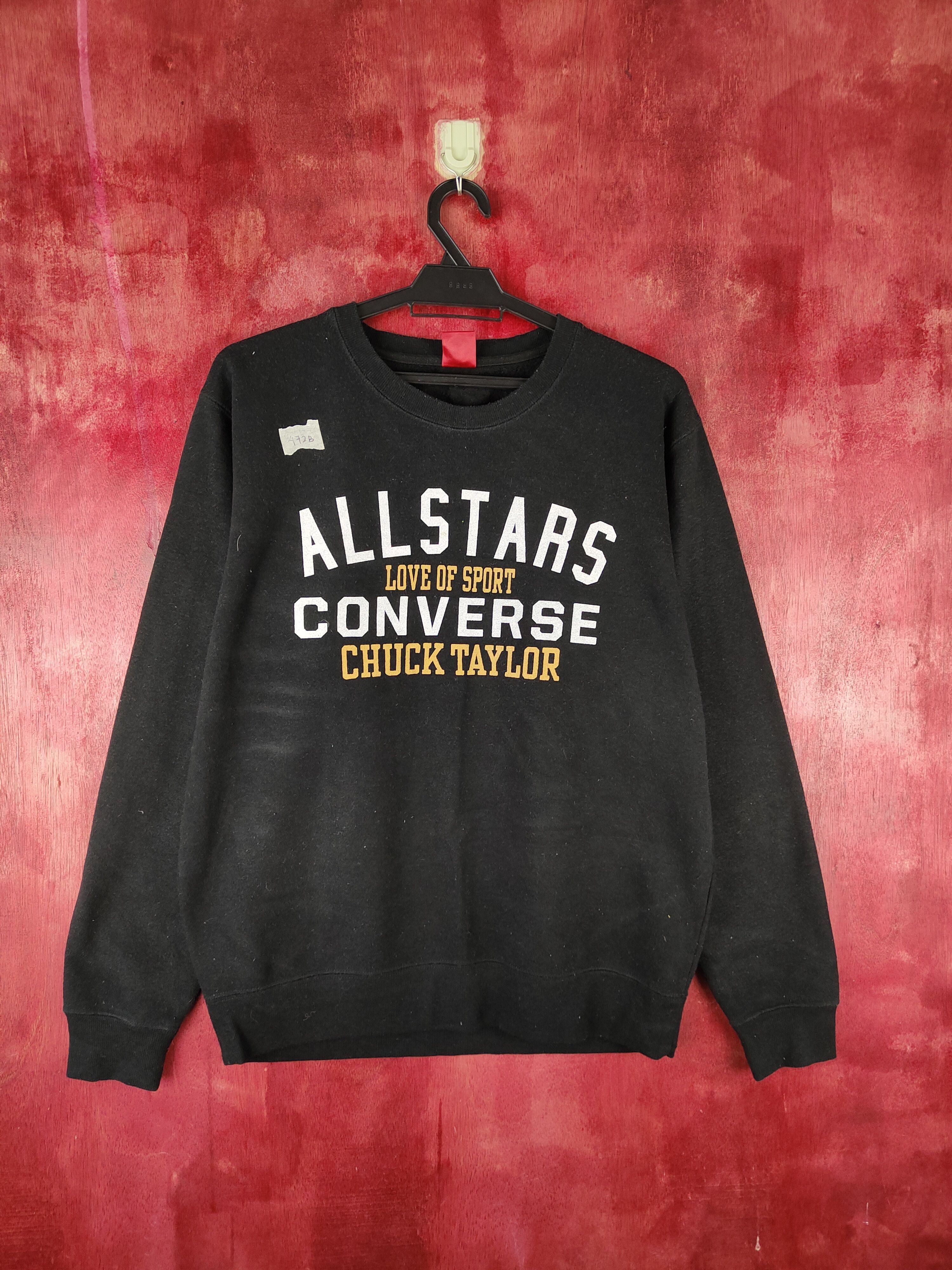 Converse × Vintage Converse vintage Black Sweatshirt #472B Size US M / EU 48-50 / 2 - 1 Thumbnail