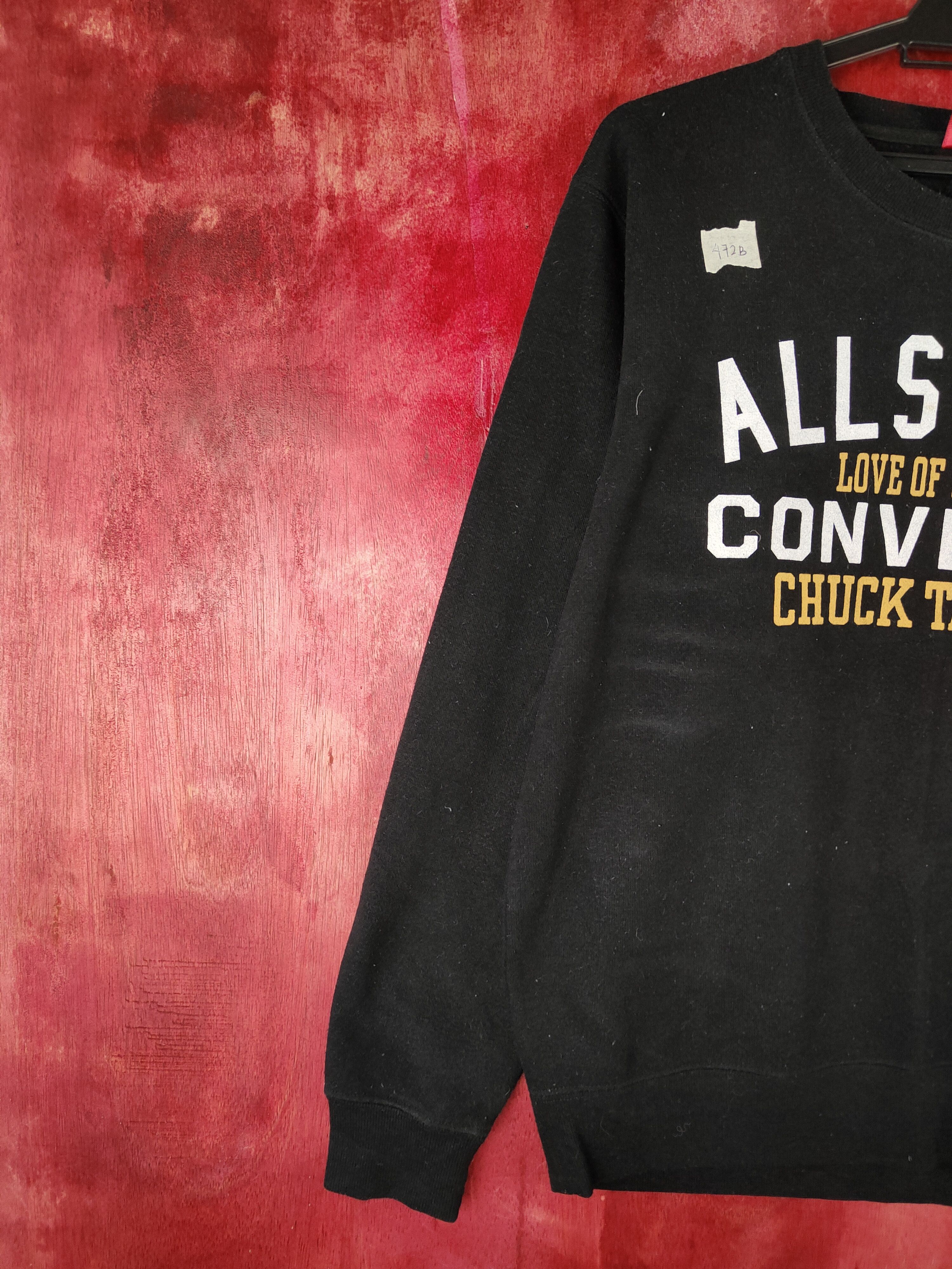 Converse × Vintage Converse vintage Black Sweatshirt #472B Size US M / EU 48-50 / 2 - 3 Thumbnail