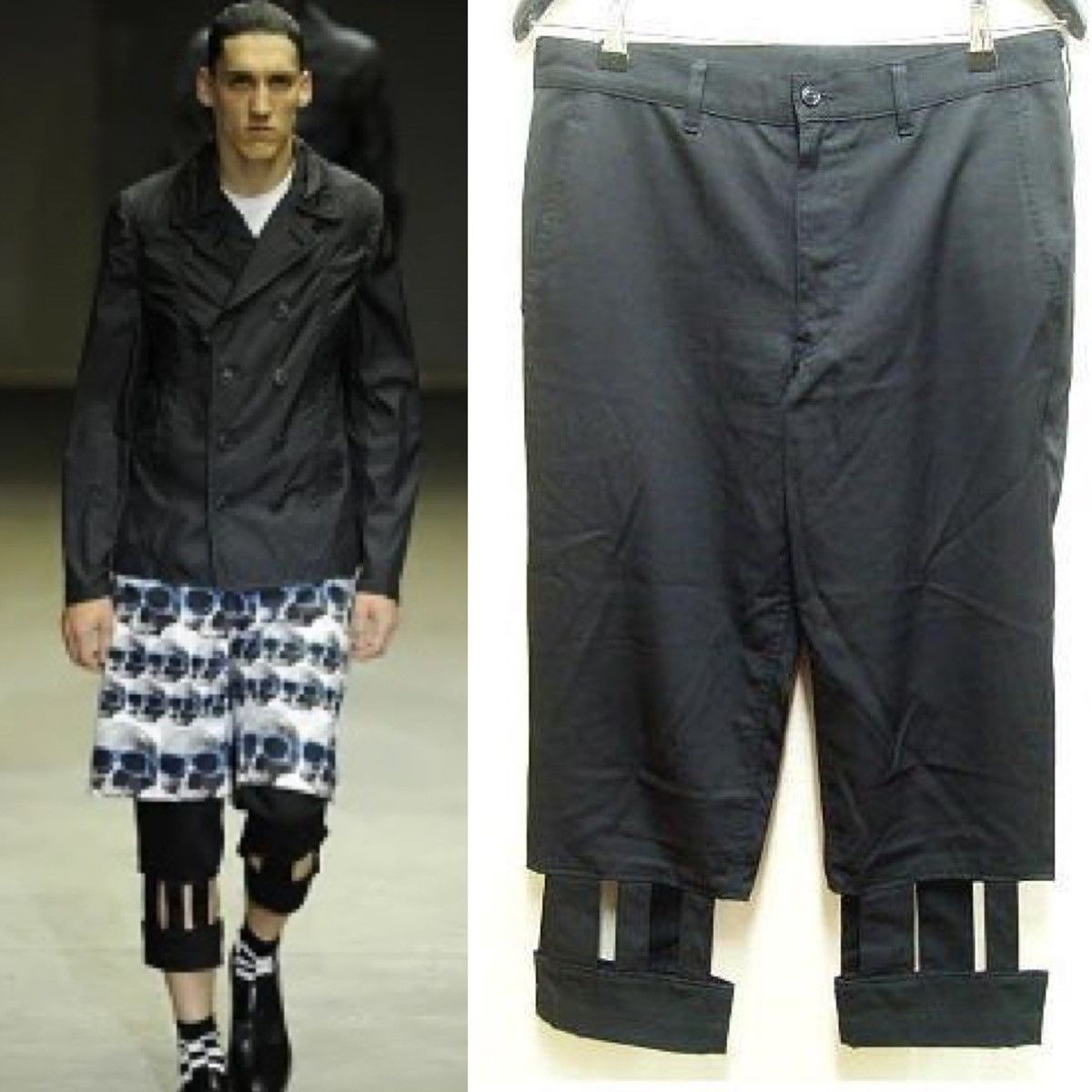 COMME DES GARCONS tartan crop pants main image 0