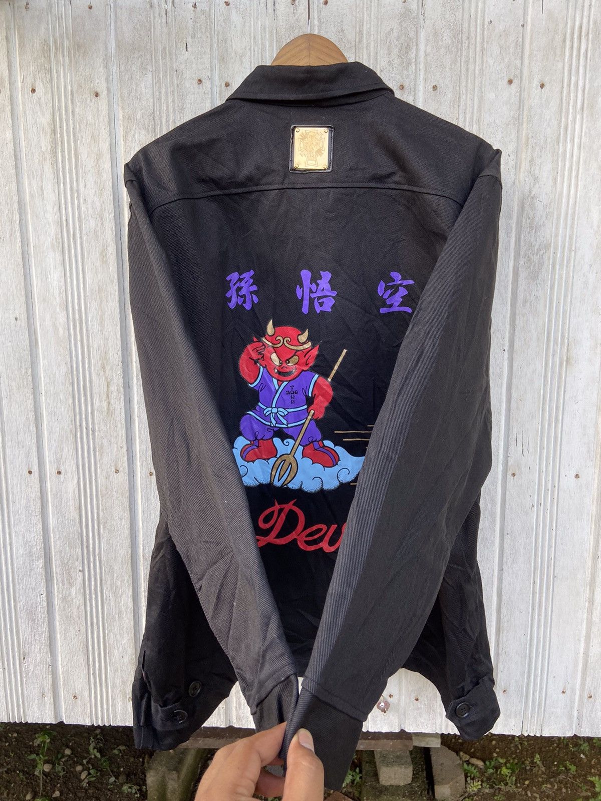 Dogtown × Vintage Vintage Dogtown Skateboard Sukajan Devil Jacket Size US L / EU 52-54 / 3 - 4 Thumbnail