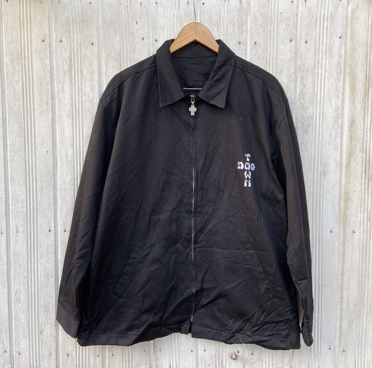 Dogtown × Vintage Vintage Dogtown Skateboard Sukajan Devil Jacket Size US L / EU 52-54 / 3 - 6 Thumbnail