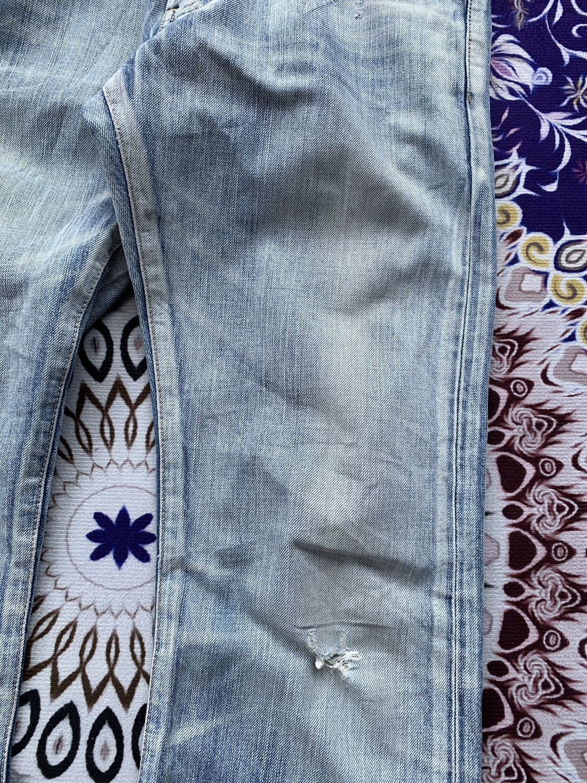 Edwin Vintage Edwin 503 Flare Faded Distressed Denim Size US 31 - 2 Thumbnail