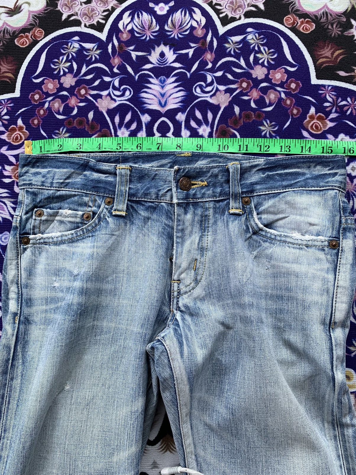 Edwin Vintage Edwin 503 Flare Faded Distressed Denim Size US 31 - 17 Thumbnail