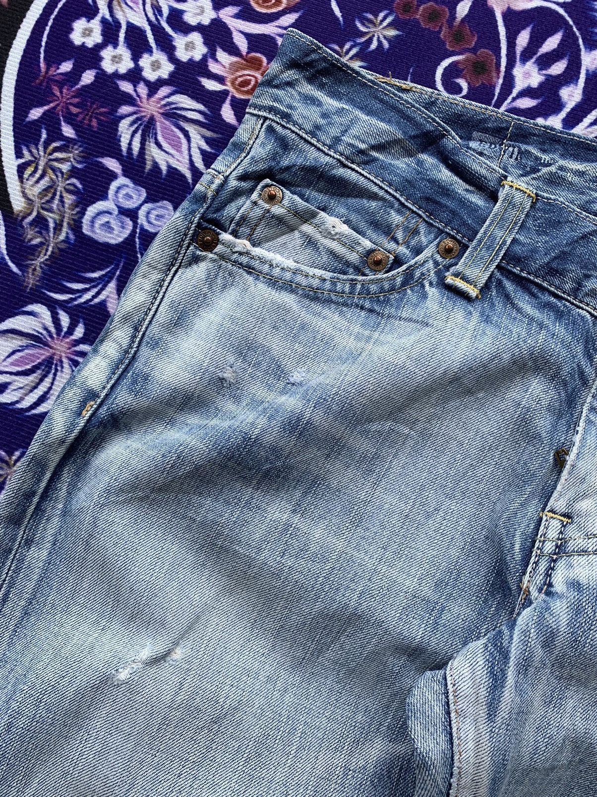 Edwin Vintage Edwin 503 Flare Faded Distressed Denim Size US 31 - 4 Thumbnail