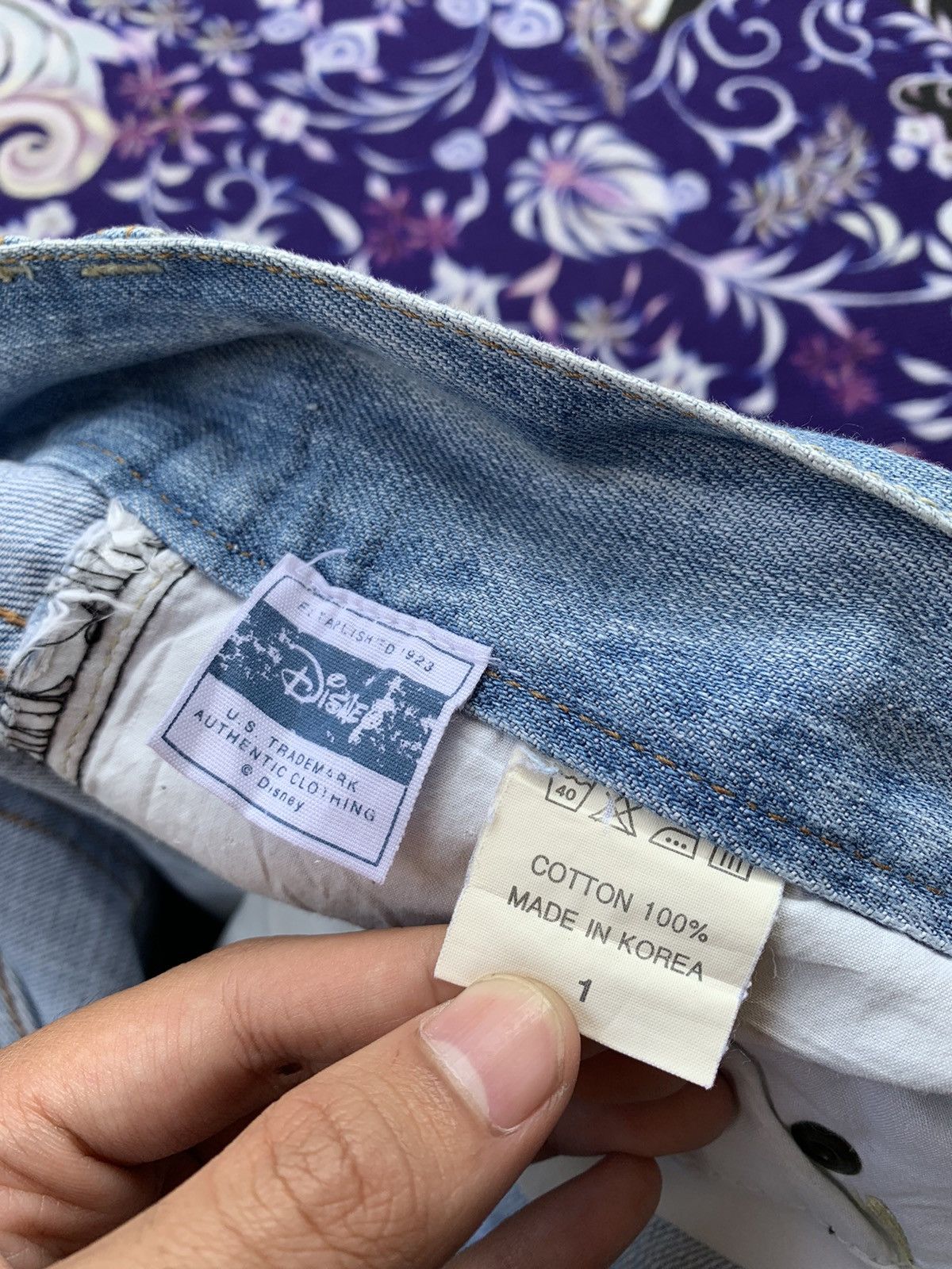 BUFFALO BOBS Vintage Buffalo Bobs X Disney Distressed Denim Size US 32 / EU 48 - 10 Thumbnail