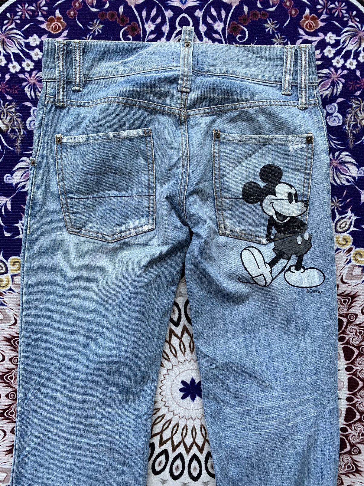 BUFFALO BOBS Vintage Buffalo Bobs X Disney Distressed Denim Size US 32 / EU 48 - 11 Thumbnail