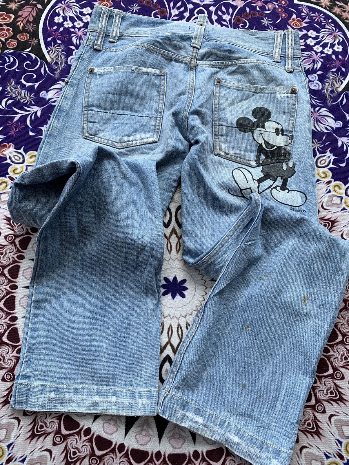 BUFFALO BOBS Vintage Buffalo Bobs X Disney Distressed Denim Size US 32 / EU 48 - 14 Thumbnail