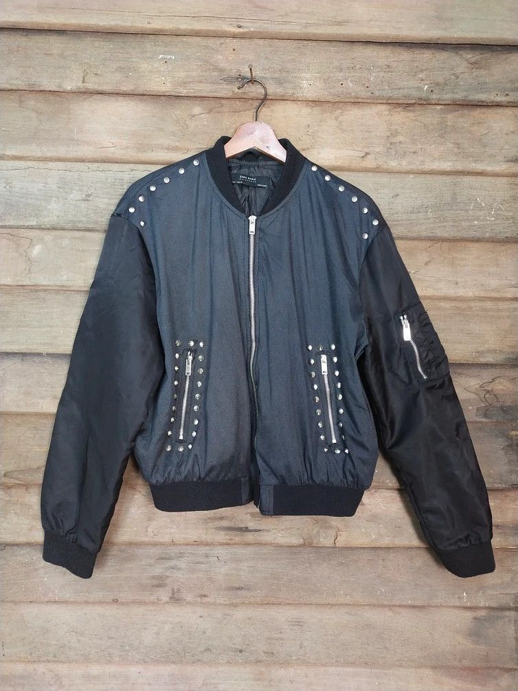 Seditionaries Zara Basic punk & love Outwear black varsity #S218 Size US L / EU 52-54 / 3 - 4 Thumbnail