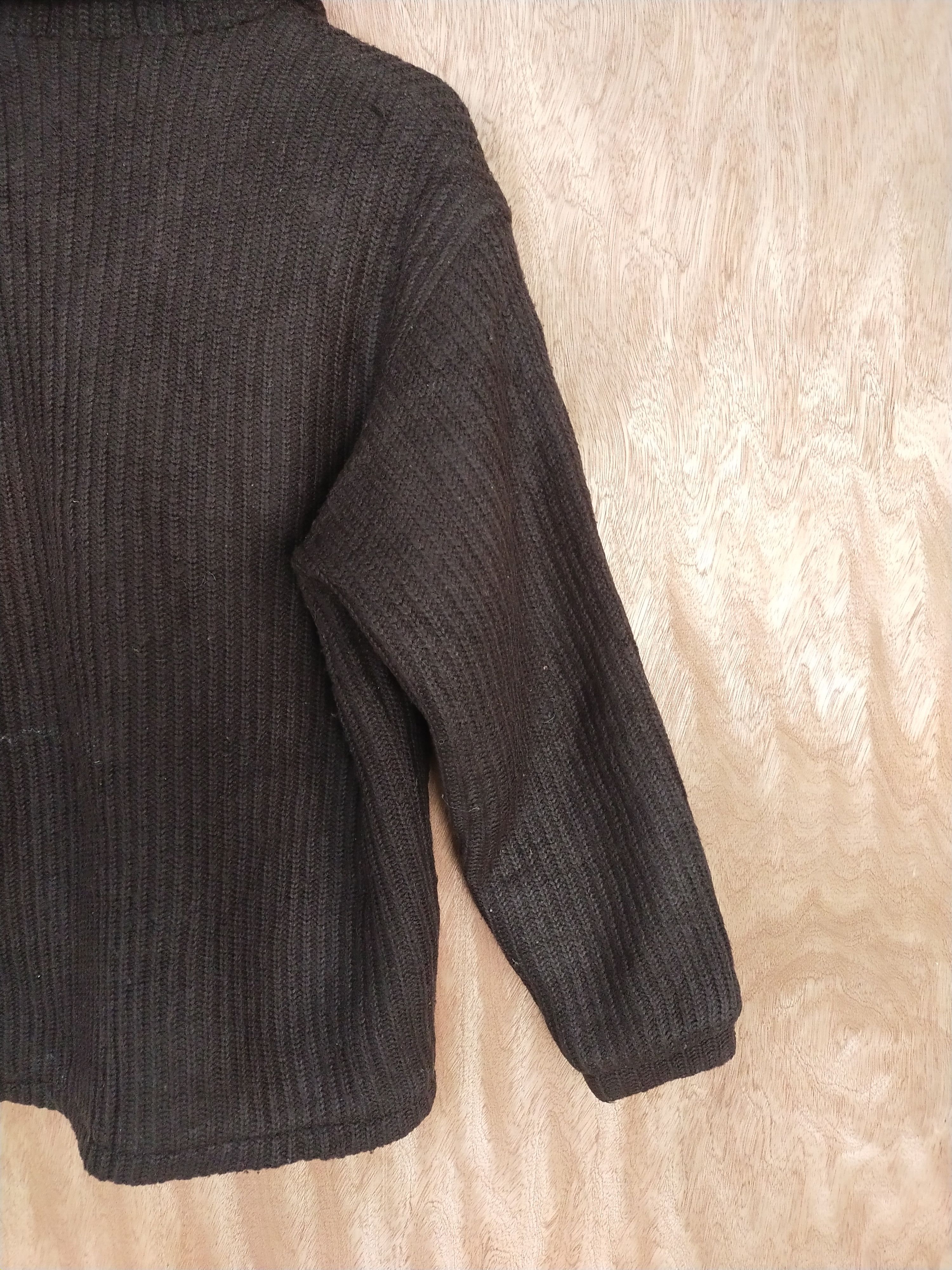Homespun Knitwear × Japanese Brand Musashi vintage japan cardigan brown knitwear #S239 Size US M / EU 48-50 / 2 - 9 Thumbnail