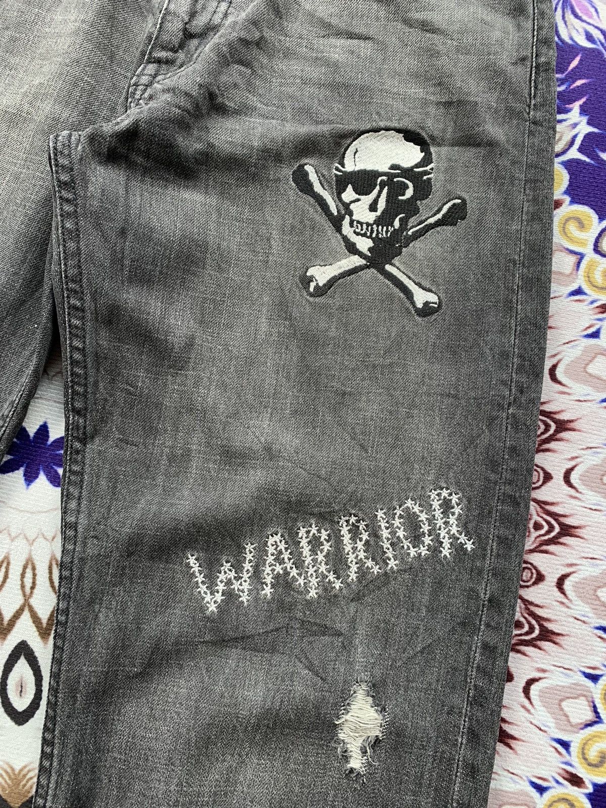 Vintage Warrior Distressed Denim Size US 29 - 3 Thumbnail