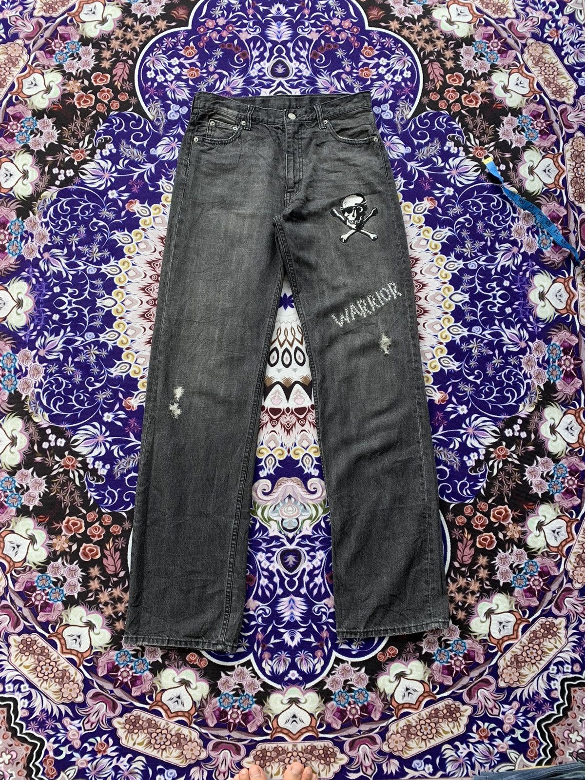 Vintage Warrior Distressed Denim Size US 29 - 1 Thumbnail