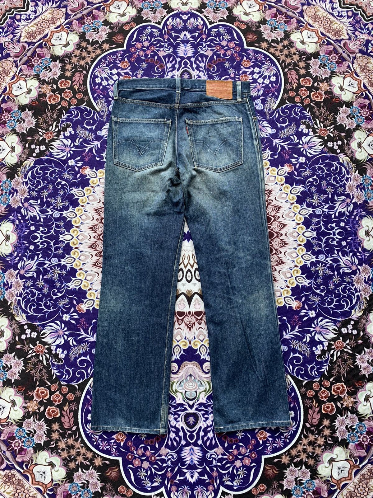 Levi's Vintage Clothing Vintage Levis 502 Distressed Denim Size US 33 - 9 Thumbnail