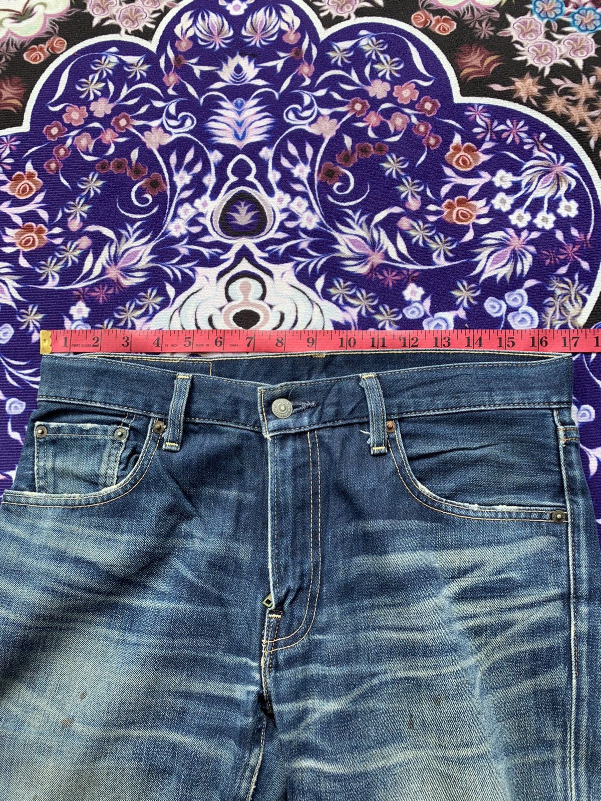 Levi's Vintage Clothing Vintage Levis 502 Distressed Denim Size US 33 - 17 Thumbnail