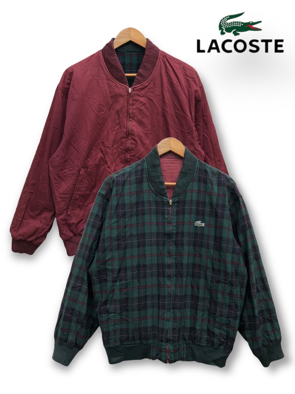 2024-25 秋冬新作  ハイブランドの Bomber Jacket × Lacoste × Streetwear 🔥Vintage Lacoste ジャケット・アウター