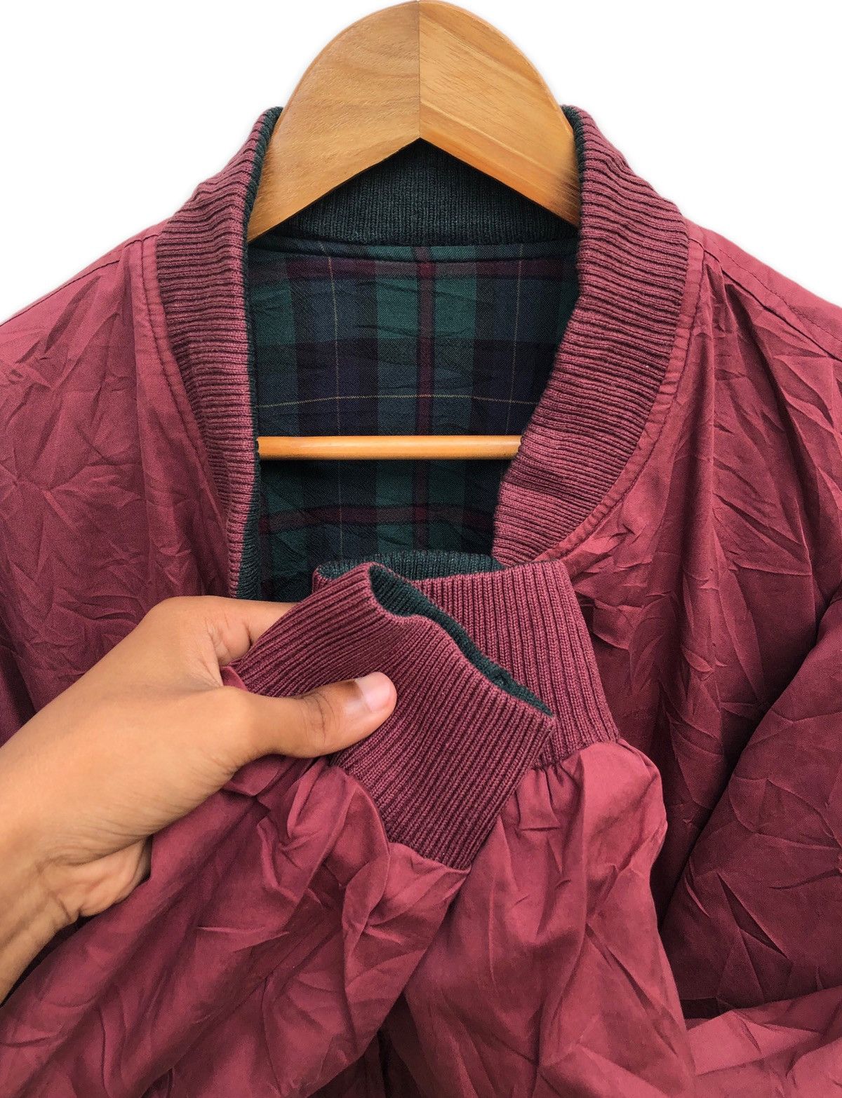Lacoste 🔥Vintage Lacoste Reversible Bomber Jacket Size US L / EU 52-54 / 3 - 7 Thumbnail