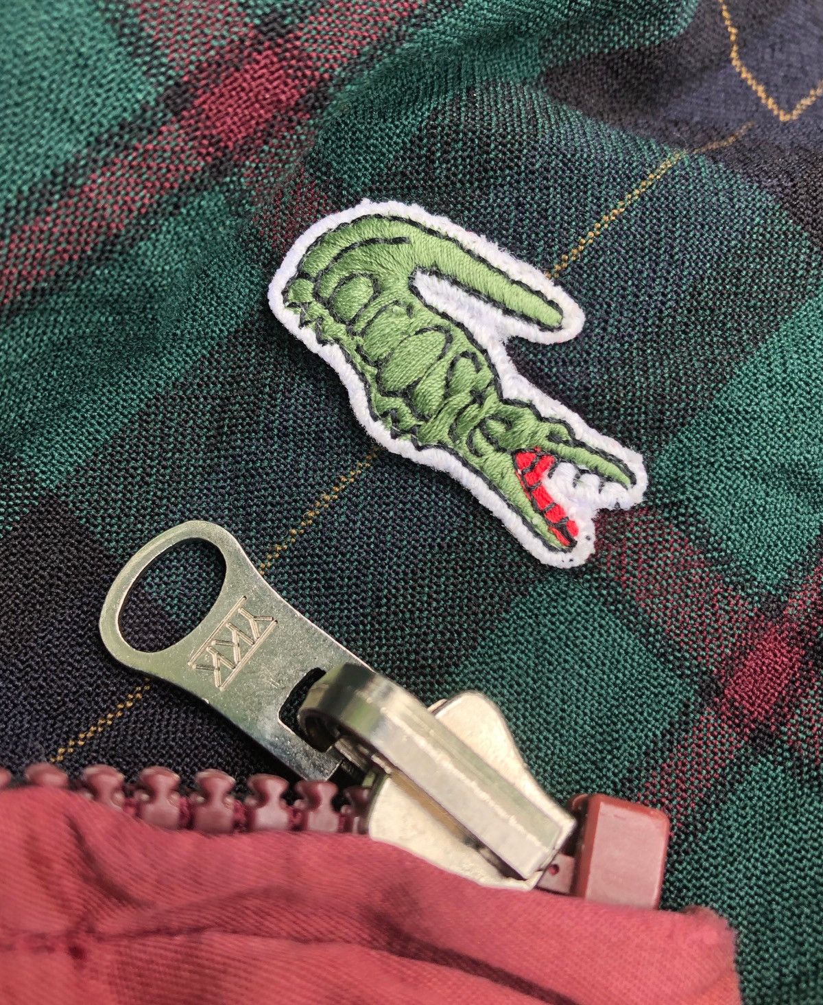 Lacoste 🔥Vintage Lacoste Reversible Bomber Jacket Size US L / EU 52-54 / 3 - 11 Thumbnail