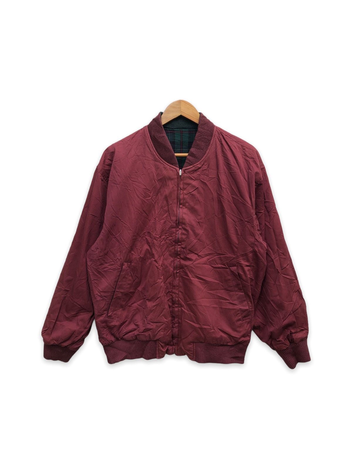 Lacoste 🔥Vintage Lacoste Reversible Bomber Jacket Size US L / EU 52-54 / 3 - 3 Thumbnail