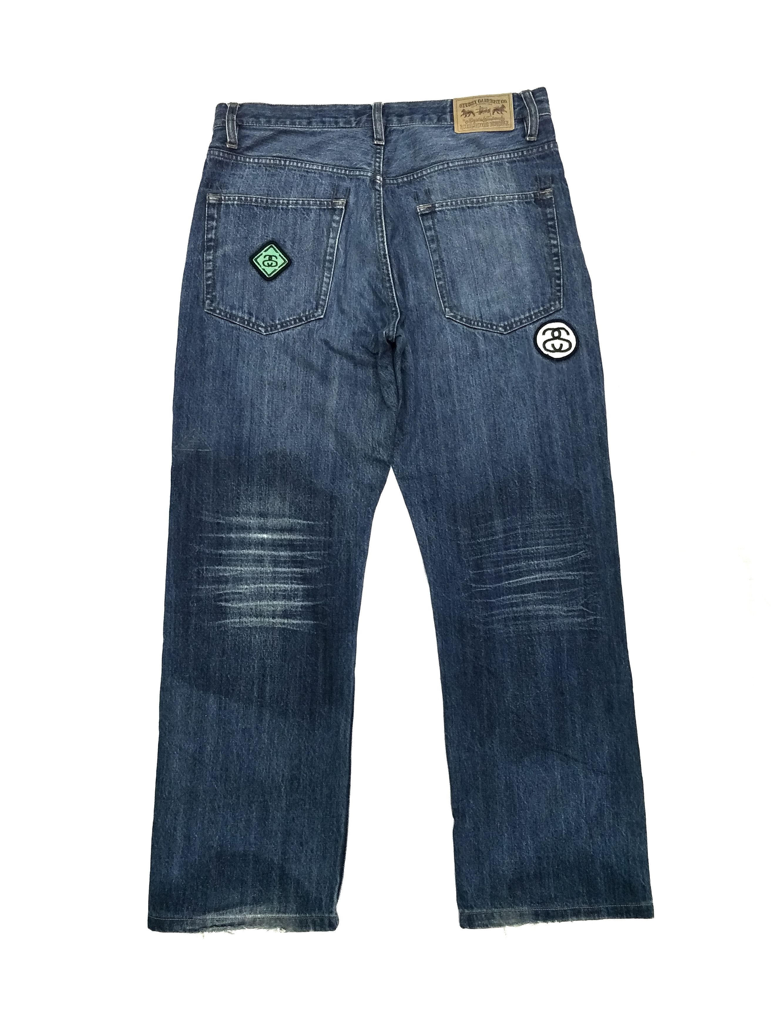 Stussy Logo Jeans | Grailed