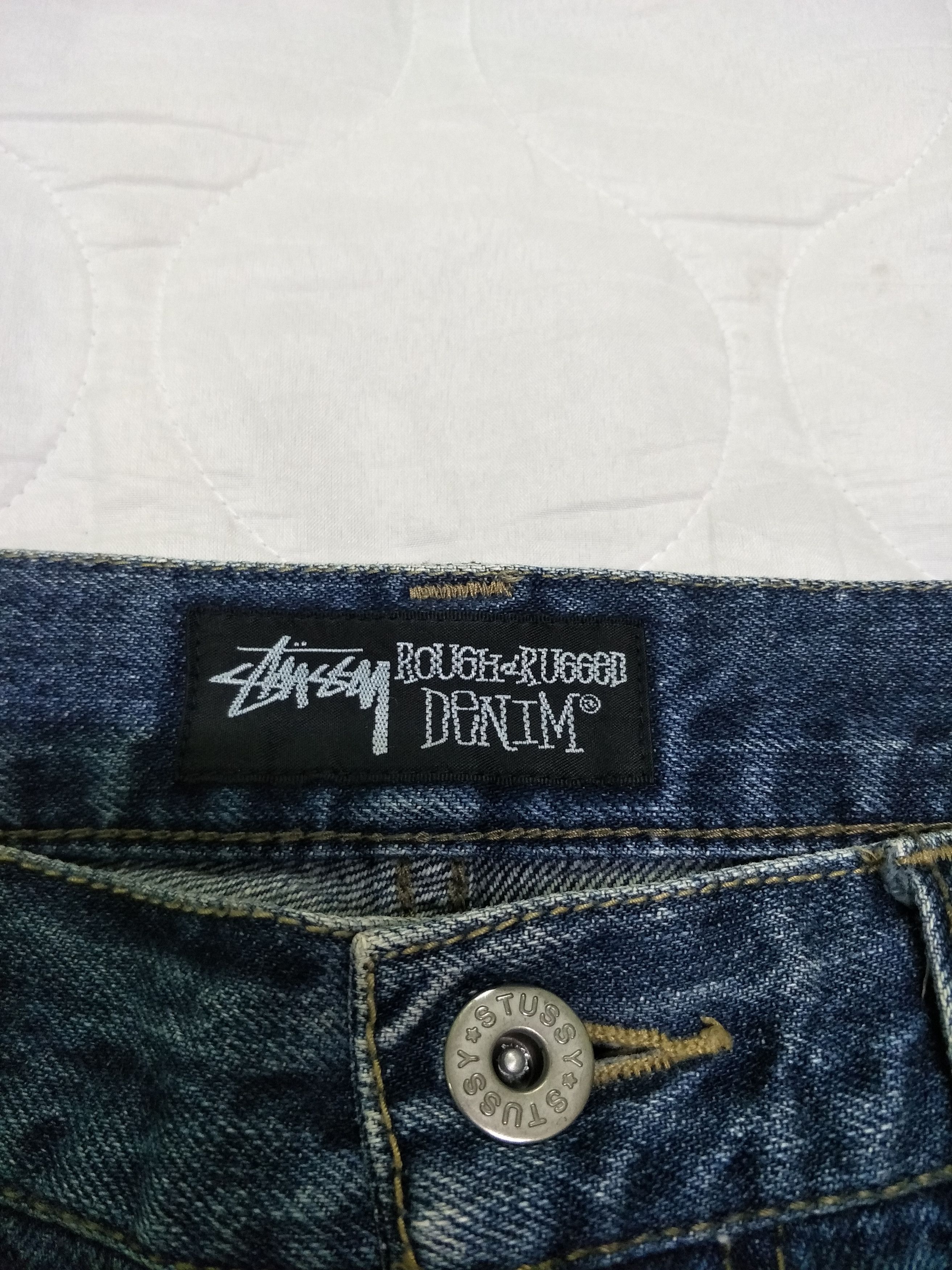 Stussy Stussy Patched Logo Jeans Size US 35 - 8 Thumbnail