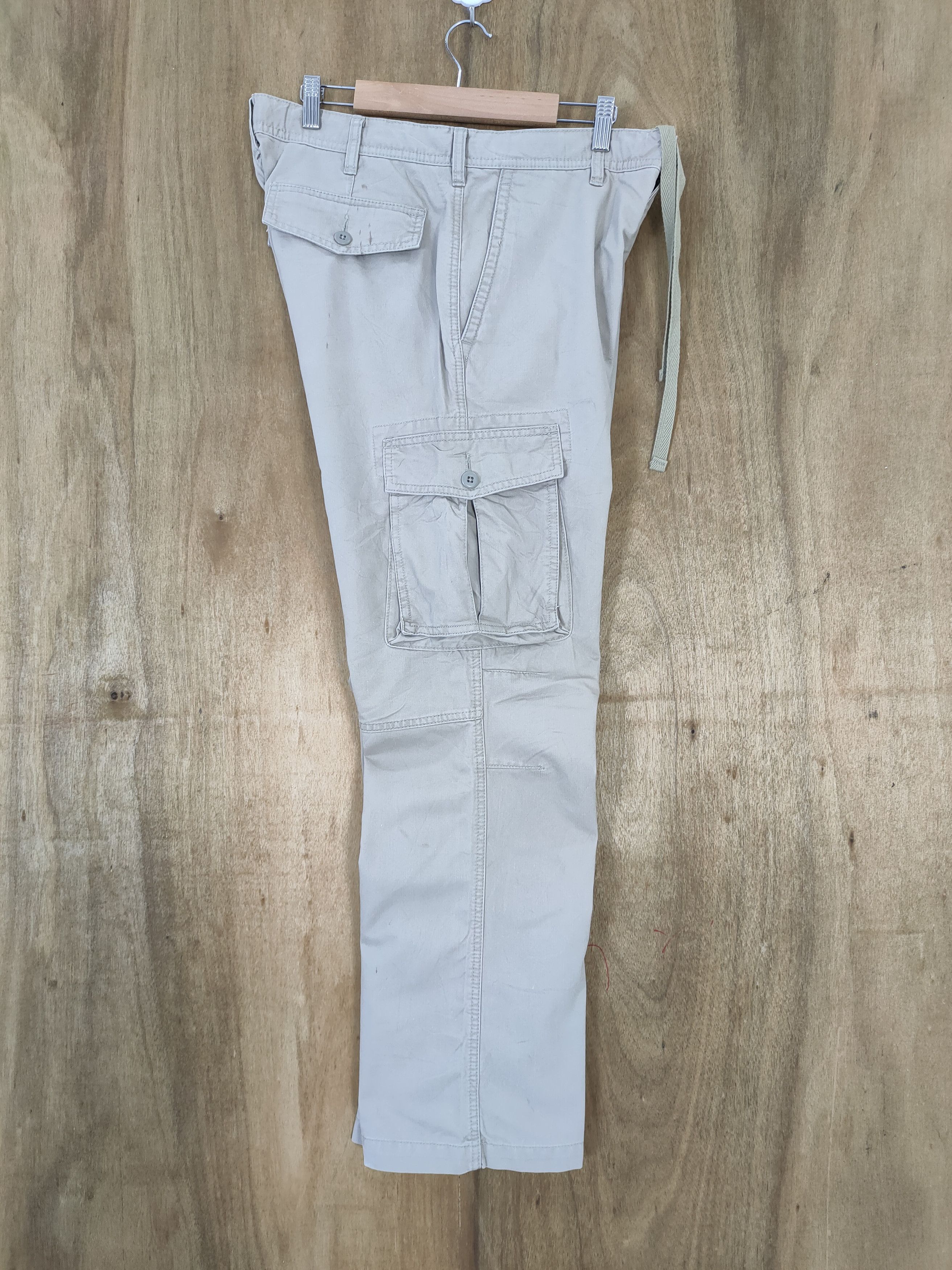 Japanese Brand VINTAGE JAPANESE GREY CARGO PANTS Size US 32 / EU 48 - 3 Thumbnail