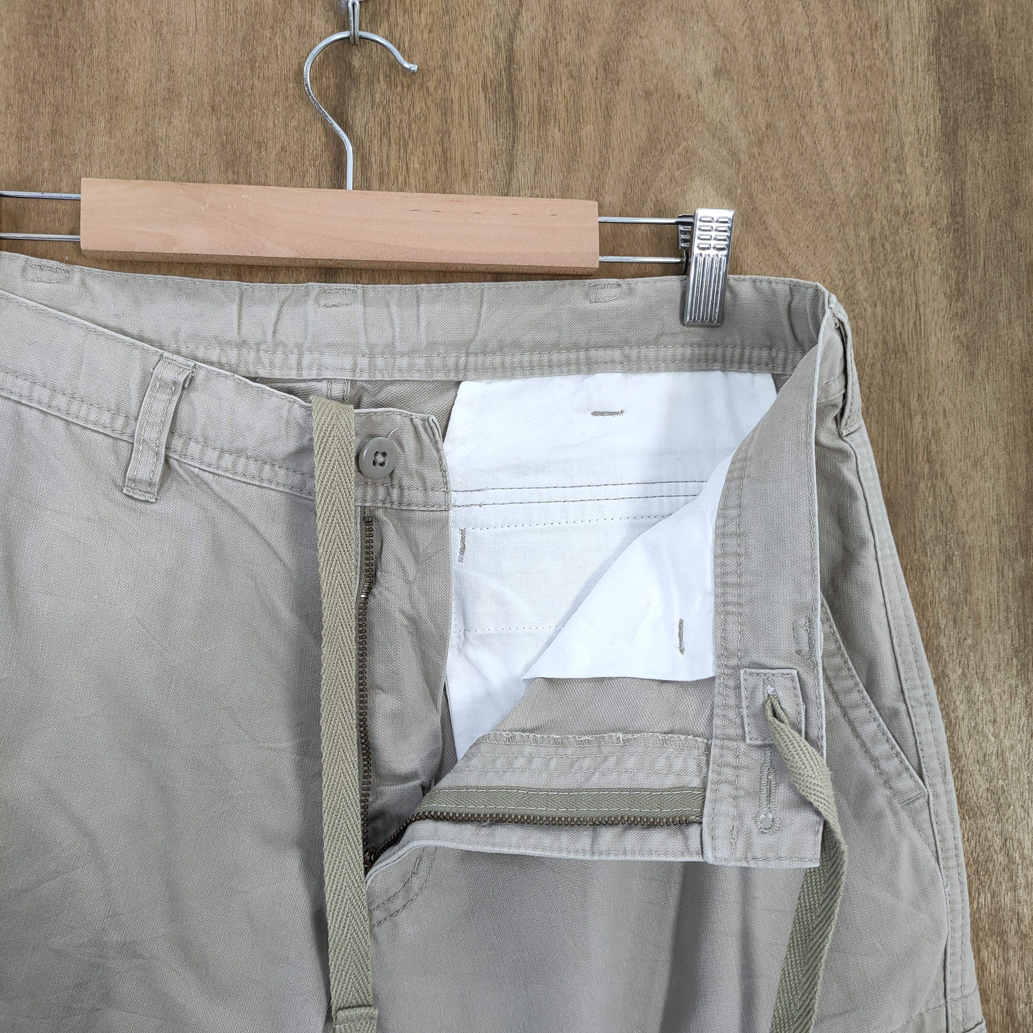 Japanese Brand VINTAGE JAPANESE GREY CARGO PANTS Size US 32 / EU 48 - 14 Thumbnail