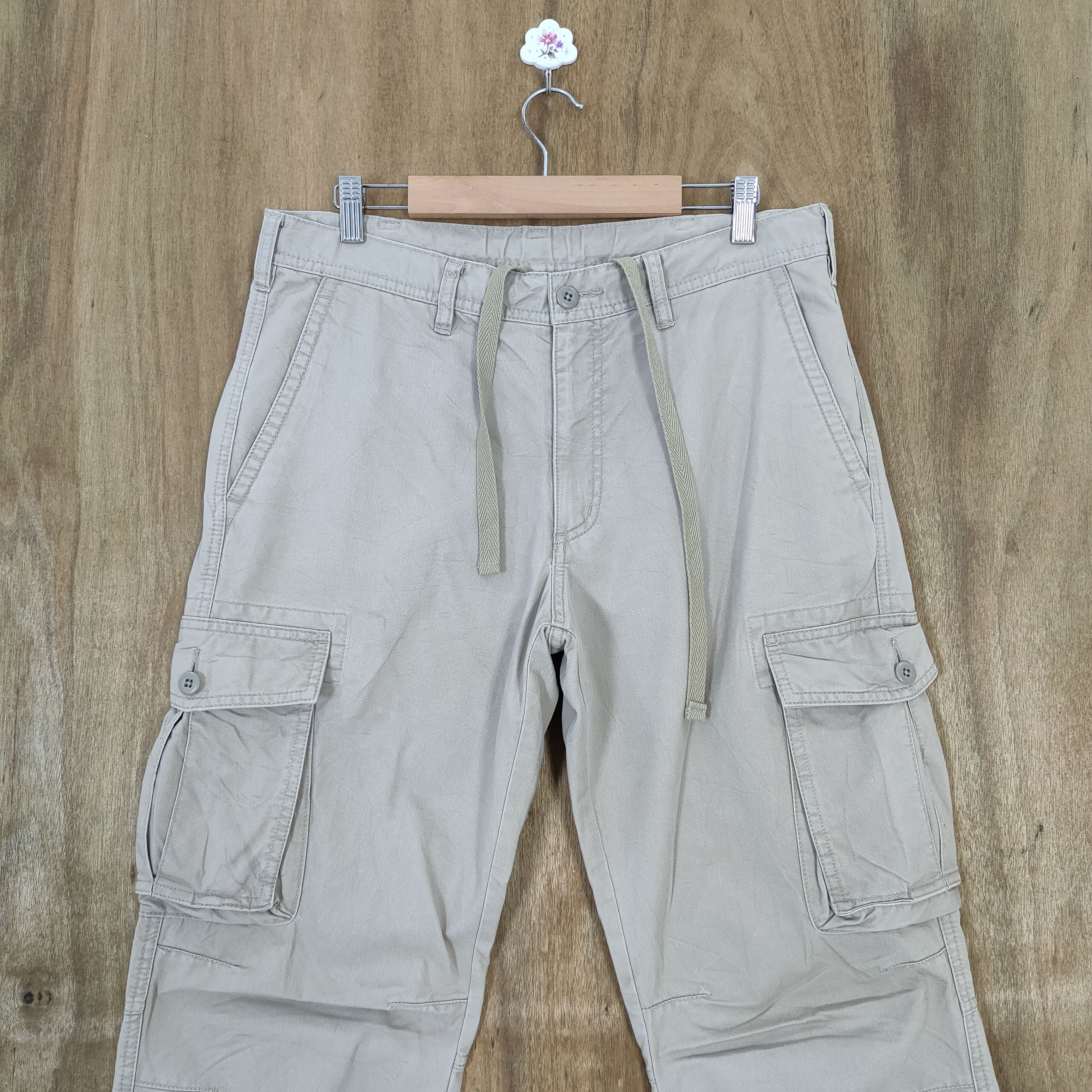 Japanese Brand VINTAGE JAPANESE GREY CARGO PANTS Size US 32 / EU 48 - 4 Thumbnail