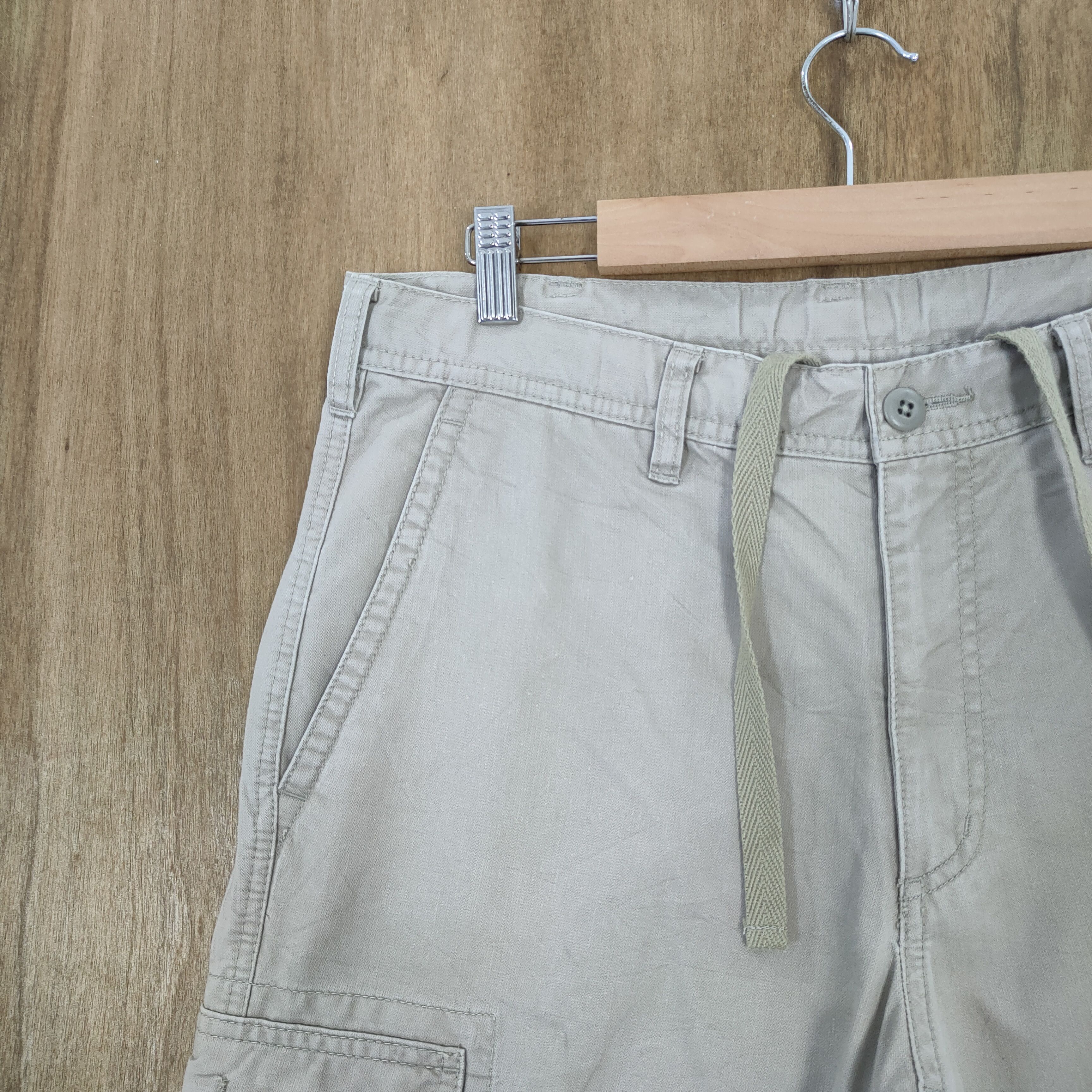 Japanese Brand VINTAGE JAPANESE GREY CARGO PANTS Size US 32 / EU 48 - 6 Thumbnail