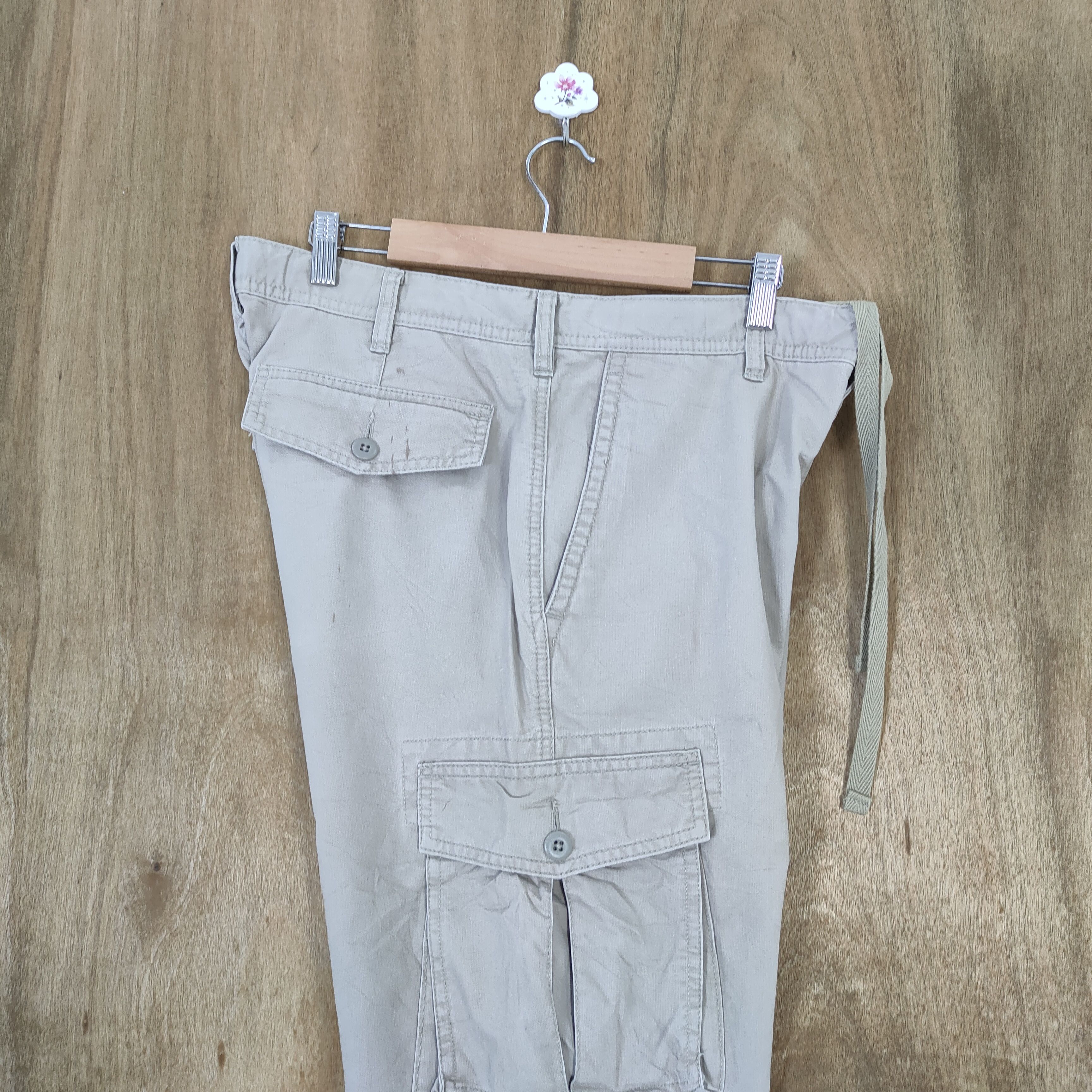 Japanese Brand VINTAGE JAPANESE GREY CARGO PANTS Size US 32 / EU 48 - 15 Thumbnail
