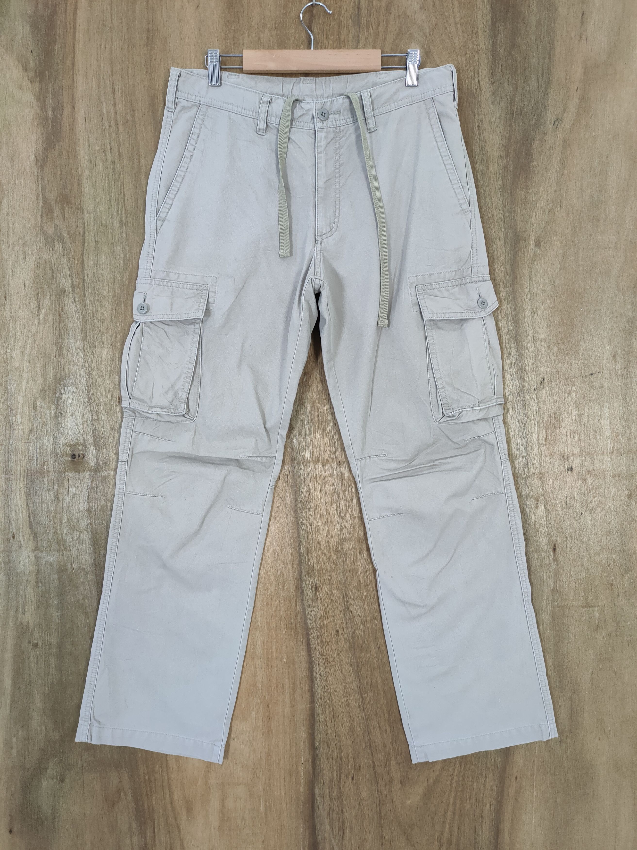 Japanese Brand VINTAGE JAPANESE GREY CARGO PANTS Size US 32 / EU 48 - 1 Thumbnail