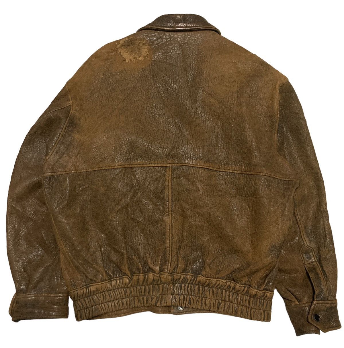 Japanese Brand VINTAGE SHEEP LEATHER LIGHT JACKET Size US L / EU 52-54 / 3 - 6 Thumbnail