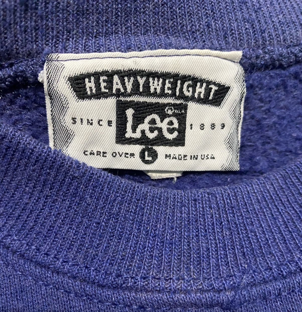 Lee VINTAGE MADE IN USA LEE SWEATSHIRT Size US L / EU 52-54 / 3 - 3 Thumbnail