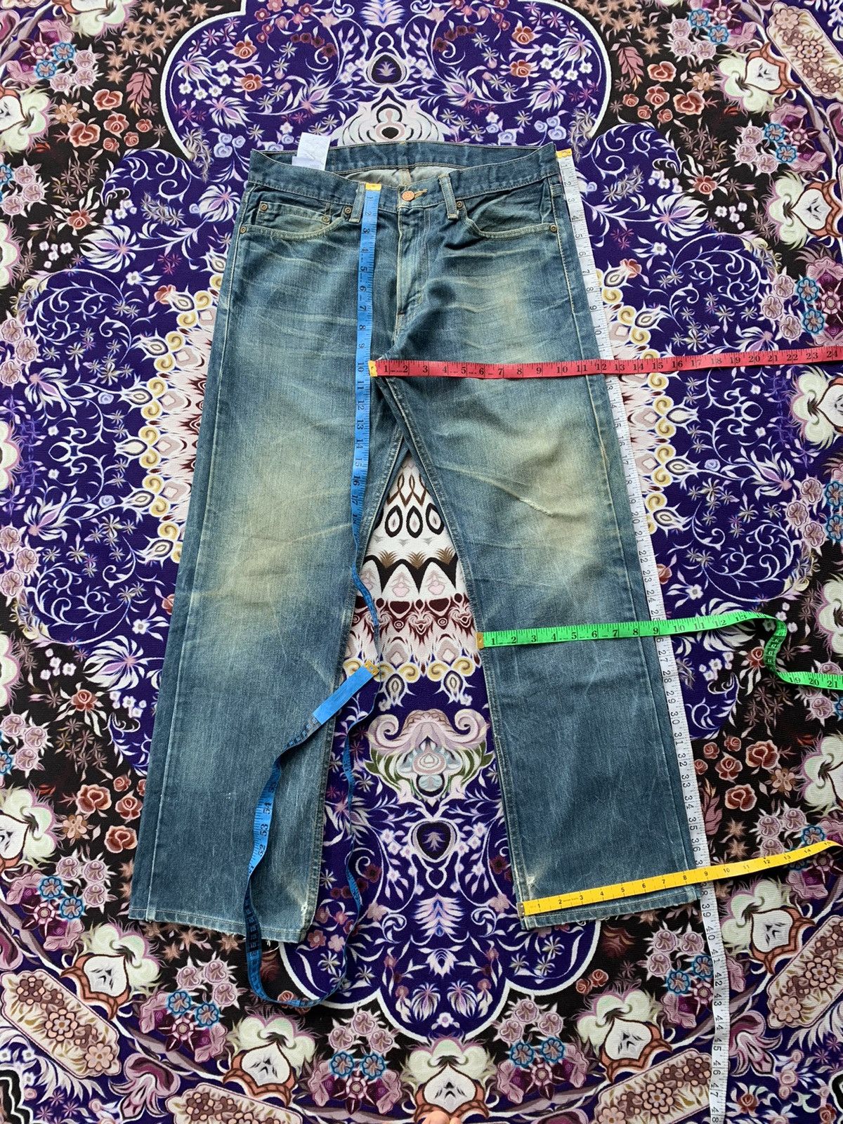 Levi's Vintage Clothing Vintage Levis 514 Singe R Distressed Denim Size US 32 / EU 48 - 2 Thumbnail