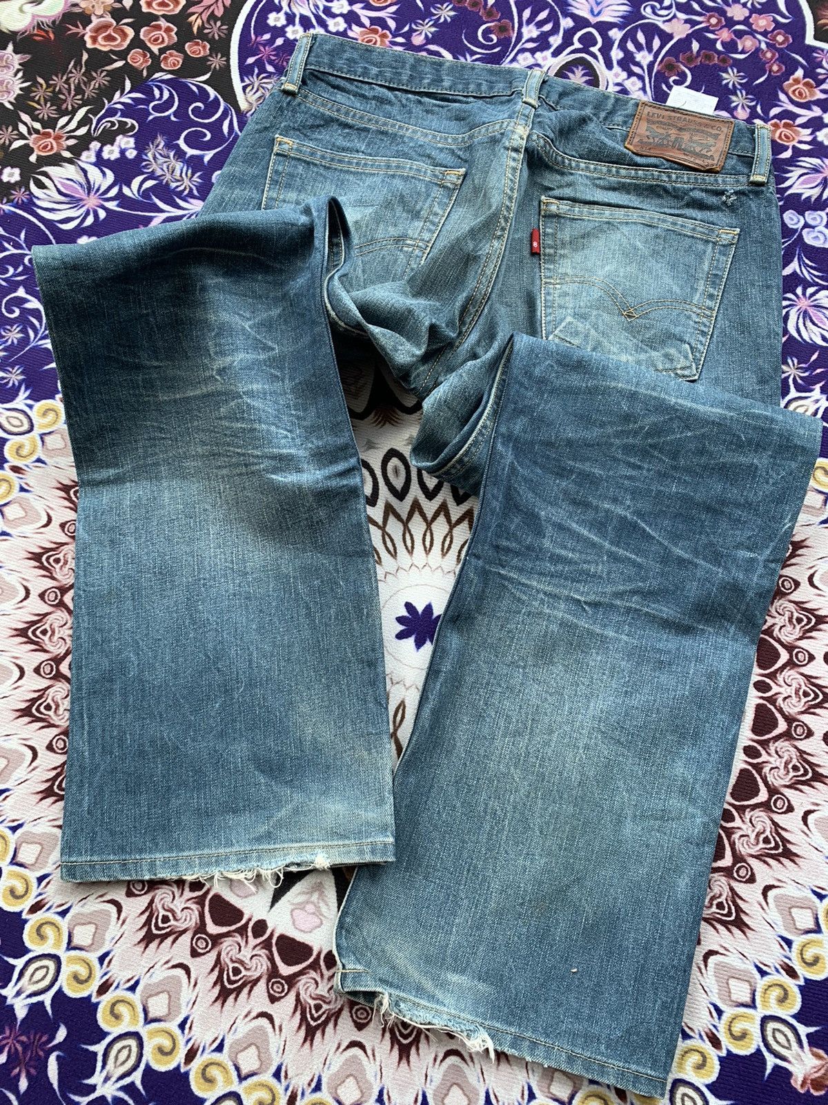 Levi's Vintage Clothing Vintage Levis 514 Singe R Distressed Denim Size US 32 / EU 48 - 4 Thumbnail