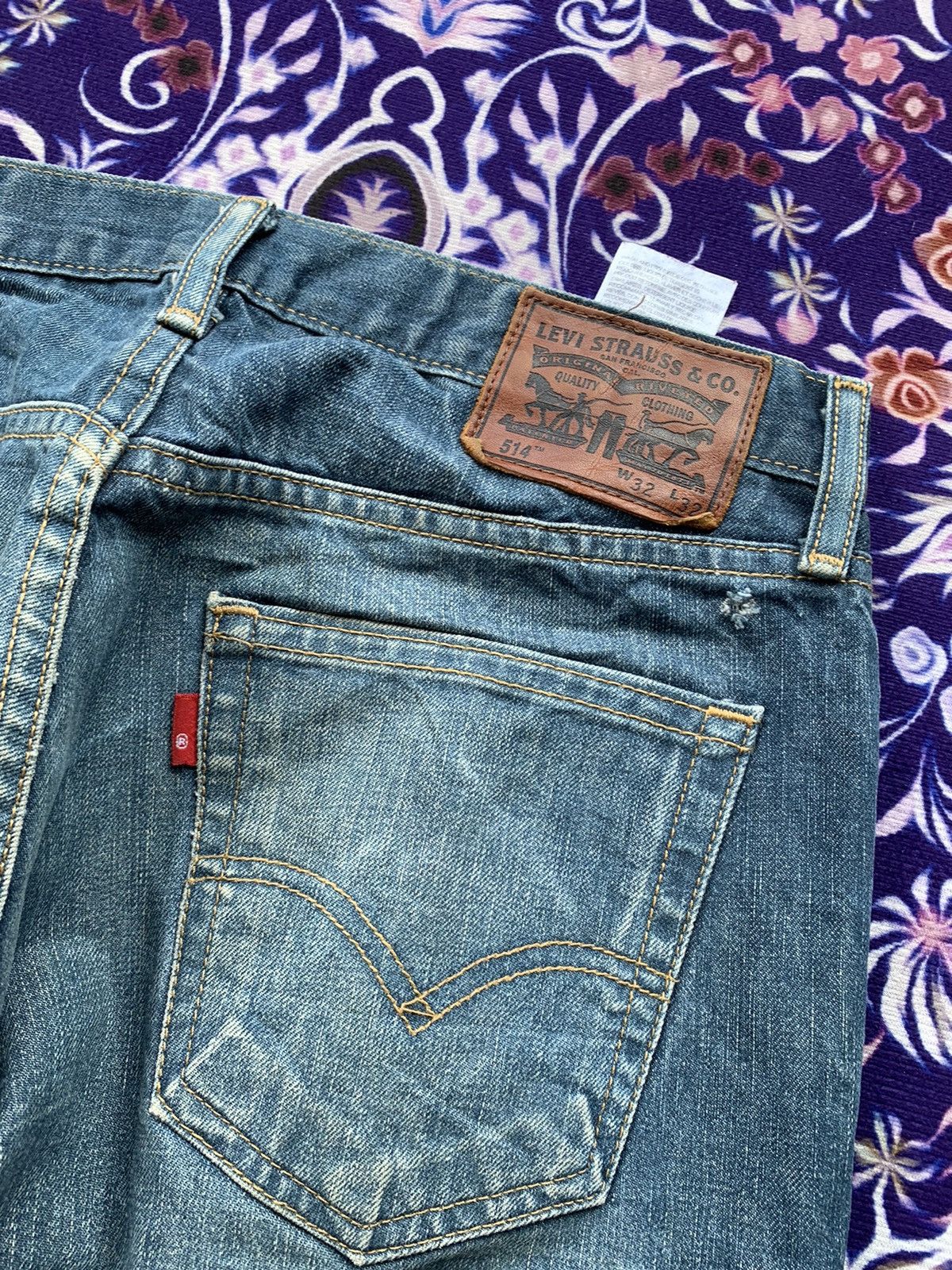 Levi's Vintage Clothing Vintage Levis 514 Singe R Distressed Denim Size US 32 / EU 48 - 8 Thumbnail