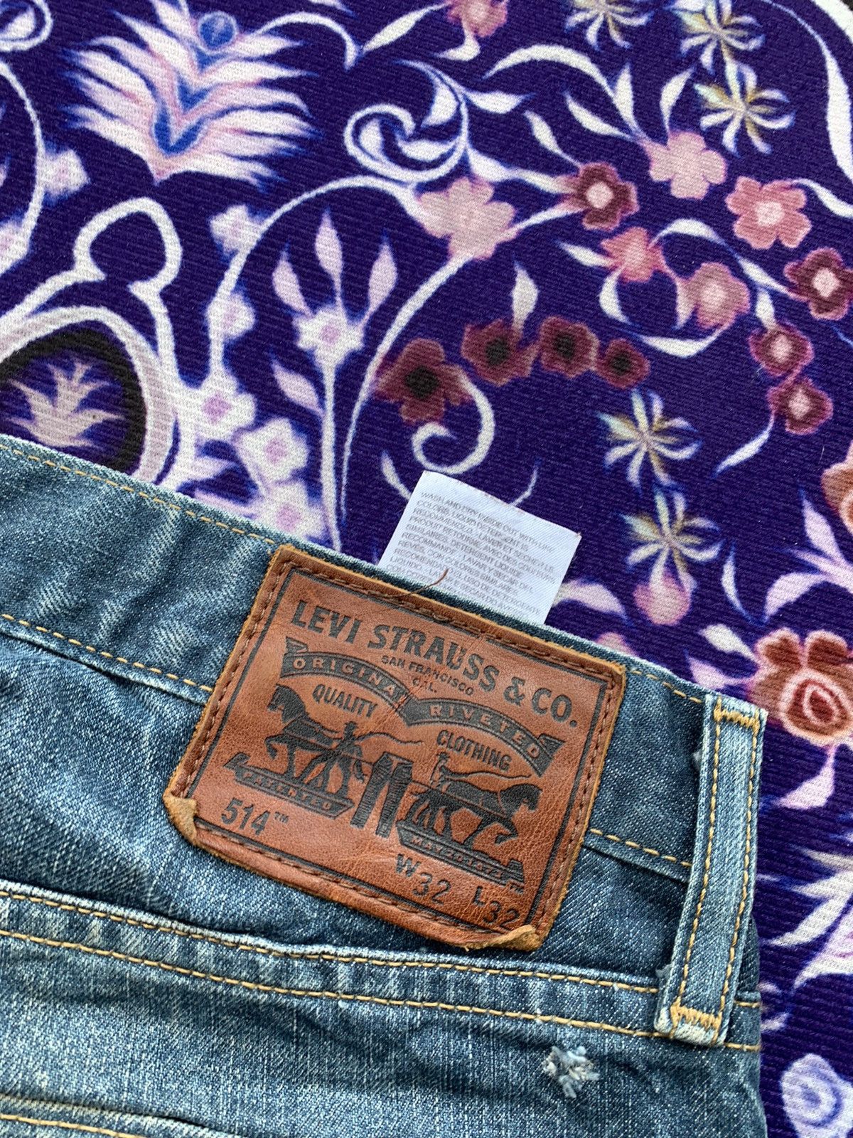 Levi's Vintage Clothing Vintage Levis 514 Singe R Distressed Denim Size US 32 / EU 48 - 9 Thumbnail
