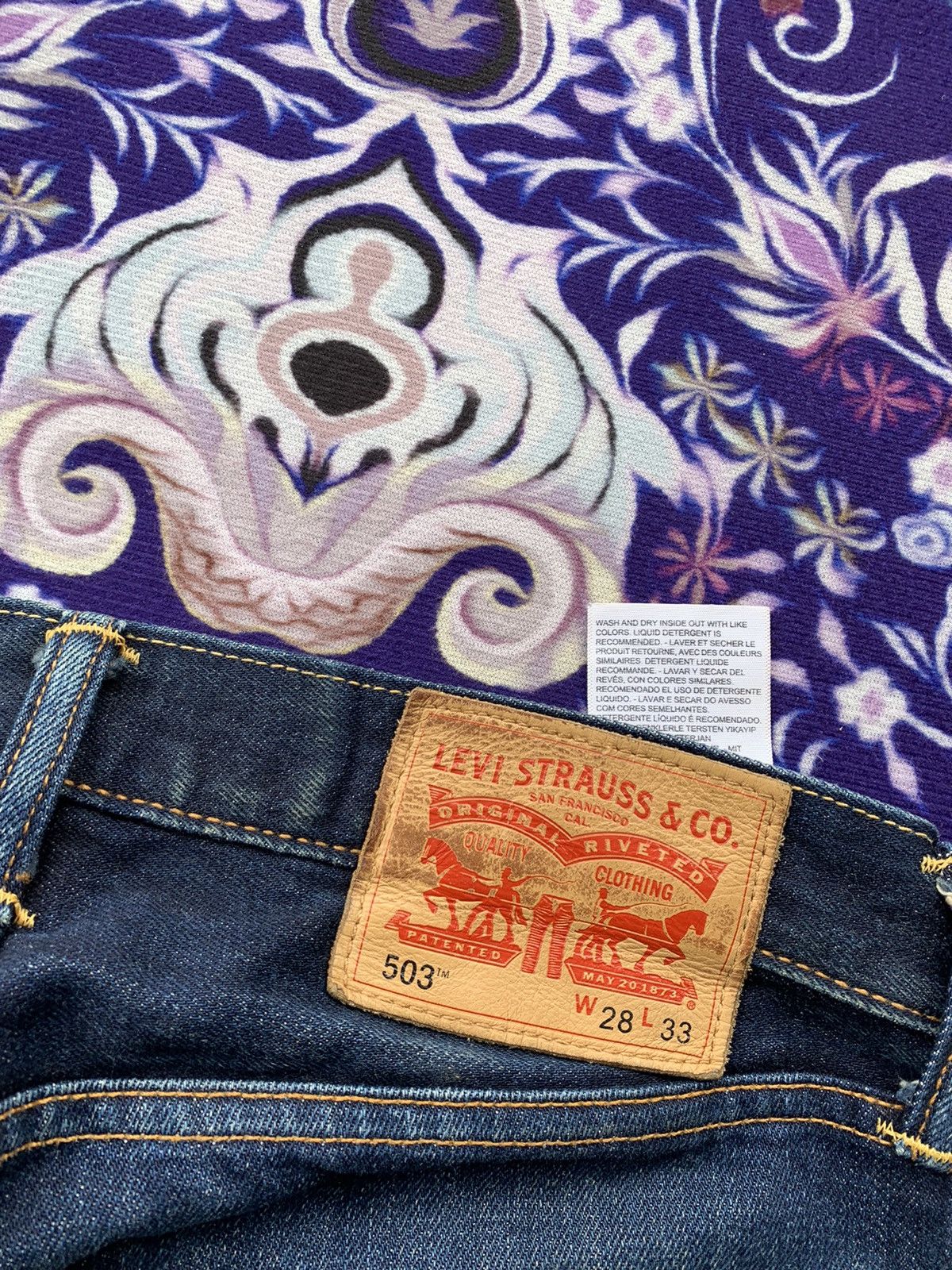 Levi's Vintage Clothing Levis 503 Size US 29 - 11 Thumbnail