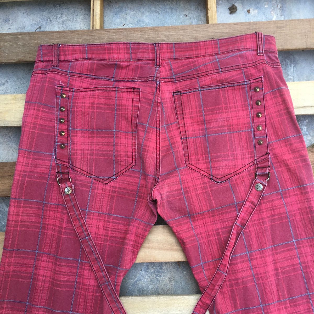 Lip Service LIP SERVICE PLAID PUNK BONDAGE PANTS Size US 41 - 15 Thumbnail