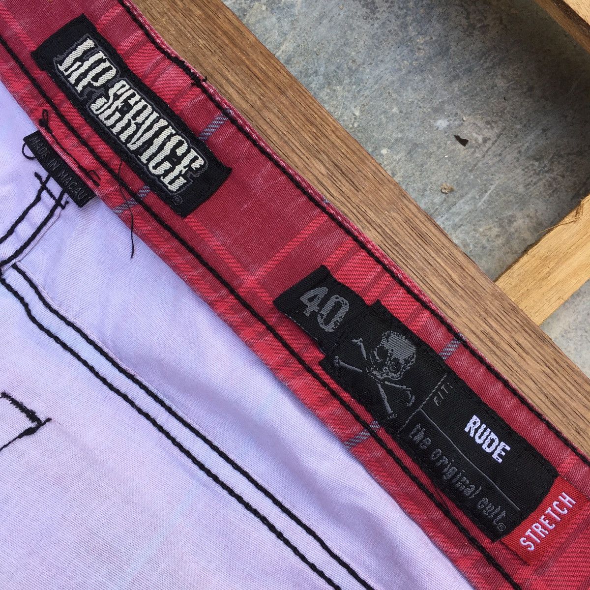 Lip Service LIP SERVICE PLAID PUNK BONDAGE PANTS Size US 41 - 9 Thumbnail