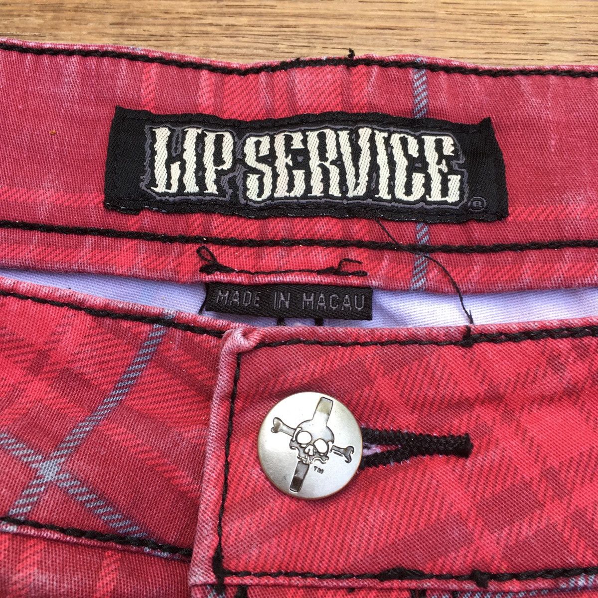 Lip Service LIP SERVICE PLAID PUNK BONDAGE PANTS Size US 41 - 7 Thumbnail